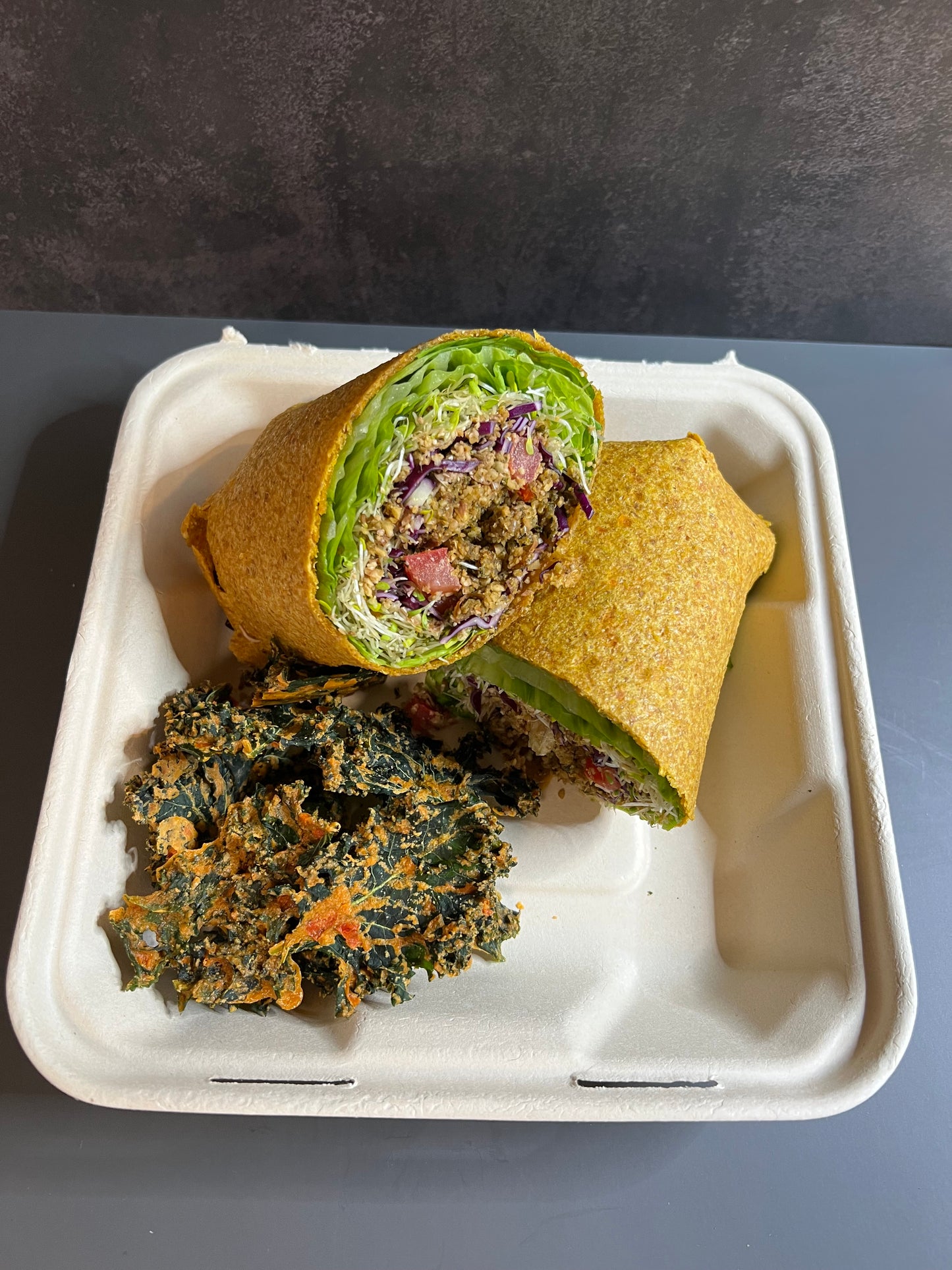 Buffalo Falafel Wrap
