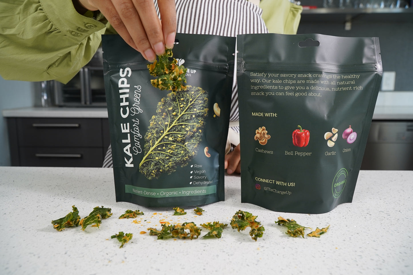 Raw Kale Chips