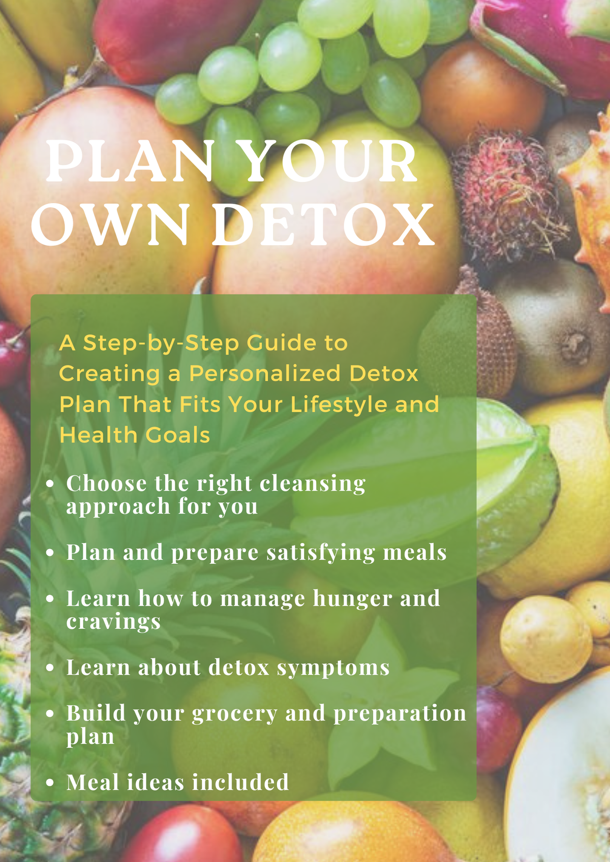 Plan Your Own Detox Guide