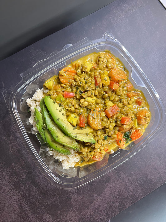Sprouted Lentil Curry